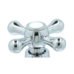 Handson Fonteinkraan Louise Met Draaiknop Chroom -Badkamer Winkel 123 4703