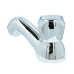 Handson Fonteinkraan Thomas Lage Uitloop Met Draaiknop Chroom -Badkamer Winkel 123 4711