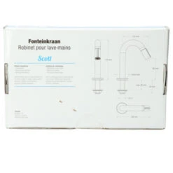 Atlantic Fonteinkraan Scott Met Draaiknop Zwart 21 Atlantic Fonteinkraan Scott Met Draaiknop Zwart -Badkamer Winkel 123 4772