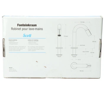 Atlantic Fonteinkraan Scott Met Draaiknop Zwart 11 Atlantic Fonteinkraan Scott Met Draaiknop Zwart - Afbeelding 11