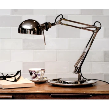 Wandtegel Isar Wit 7,5x15 Cm 0,5m² 3 Wandtegel Isar Wit 7,5x15 Cm 0,5m² - Afbeelding 3