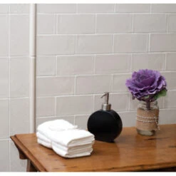 Wandtegel Isar Wit 7,5x15 Cm 0,5m² 8 Wandtegel Isar Wit 7,5x15 Cm 0,5m² -Badkamer Winkel 123 4864