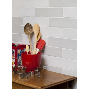 Wandtegel Isar Wit 7,5x15 Cm 0,5m² 5 Wandtegel Isar Wit 7,5x15 Cm 0,5m² - Afbeelding 5