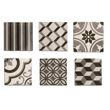 GAMMA Wandtegels Amadora Zwart & Wit 13x13 Cm 0,5 M² 1 GAMMA Wandtegels Amadora Zwart & Wit 13x13 Cm 0,5 M²