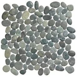 Nature Stone Pebble Antraciet 30x30 Cm 1 M²