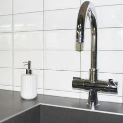 Wandtegel Metro Wit 10x20 Cm 0,96 M² -Badkamer Winkel 123 4948