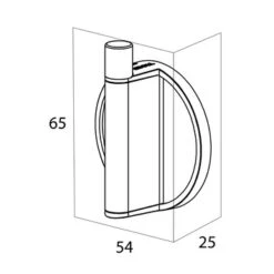 Tiger Haak Tune Messing Zwart 25 Tiger Haak Tune Messing Zwart -Badkamer Winkel 123 498