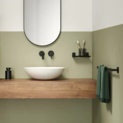 Tiger Planchet Colar 18 Cm Zwart -Badkamer Winkel 123 511