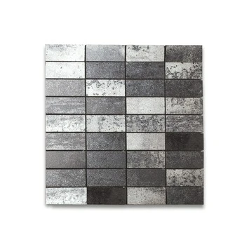 Mozaïektegel Vulcano Zwart 30x30 Cm 1 Mozaïektegel Vulcano Zwart 30x30 Cm