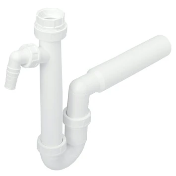 Sanivesk Universele Sifon 6/4x40mm Wit 1 Sanivesk Universele Sifon 6/4x40mm Wit