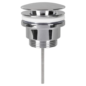 Differnz Wastafelafvoerploeg Click Pop-up Chroom 1 Differnz Wastafelafvoerploeg Click Pop-up Chroom