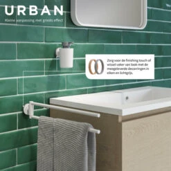 Tiger Handdoekhouder Urban 2-Armig Wit 16 Tiger Handdoekhouder Urban 2-Armig Wit -Badkamer Winkel 123 526