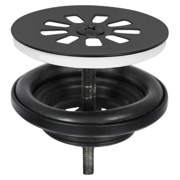 Differnz Afvoerplug Voor Fontein Mat Zwart 1 Differnz Afvoerplug Voor Fontein Mat Zwart