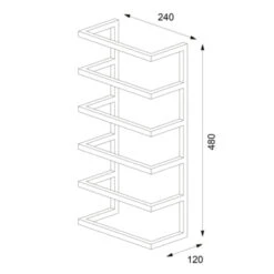 Sealskin Carré Handdoekrek Groot Wit -Badkamer Winkel 123 541