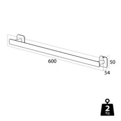 Tiger Handdoekrek Colar Chroom -Badkamer Winkel 123 550