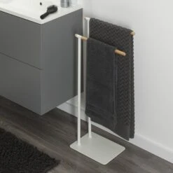 Sealskin Handdoekrek Brix Metaal Wit -Badkamer Winkel 123 557