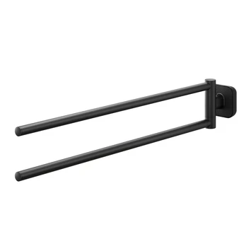 Tiger 2-armig Handdoekrek Carv Zwart 2 Tiger 2-armig Handdoekrek Carv Zwart - Afbeelding 2