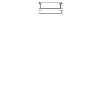 Haceka Handdoekrek Edge Chroom 3 Haceka Handdoekrek Edge Chroom - Afbeelding 3