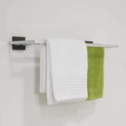 Tiger Dubbel Handdoekrek Zenna Chroom/Wengé -Badkamer Winkel 123 628