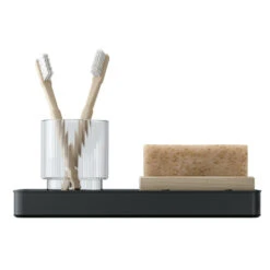 Tiger Planchet Carv 28 Cm Zwart -Badkamer Winkel 123 652