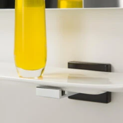 Tiger Planchet Zenna Chroom/Wengé -Badkamer Winkel 123 675