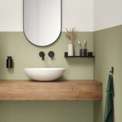 Tiger Planchet Colar 30 Cm Zwart -Badkamer Winkel 123 717