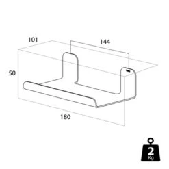 Tiger Planchet Colar RVS 18 Cm 17 Tiger Planchet Colar RVS 18 Cm -Badkamer Winkel 123 735