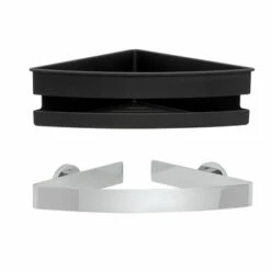 Tiger Noon Hoek Douchemand 22 X 8 X 22 Cm Chroom -Badkamer Winkel 123 778