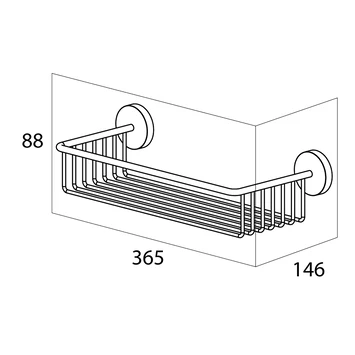 Handson Wandkorf Smart RVS 2 Handson Wandkorf Smart RVS - Afbeelding 2
