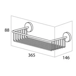 Handson Wandkorf Smart RVS 6 Handson Wandkorf Smart RVS -Badkamer Winkel 123 784