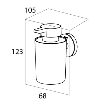 Tiger Zeepdispenser Urban Hangend Wit 10 Tiger Zeepdispenser Urban Hangend Wit - Afbeelding 10