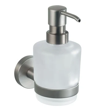 Haceka Matglazen Zeepdispenser Kosmos Tec Hangend RVS 1 Haceka Matglazen Zeepdispenser Kosmos Tec Hangend RVS