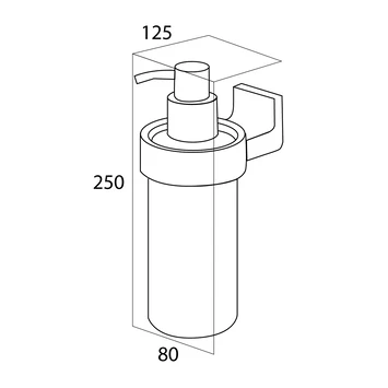 Tiger Zeepdispenser Ontario Hangend Chroom 3 Tiger Zeepdispenser Ontario Hangend Chroom - Afbeelding 3