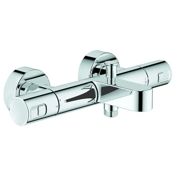 Grohe Thermostatische Badkraan Precision Joy Chroom 15 Cm 1 Grohe Thermostatische Badkraan Precision Joy Chroom 15 Cm