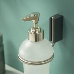 Tiger Zeepdispenser Cliqit Hangend Donkergrijs RVS -Badkamer Winkel 123 898