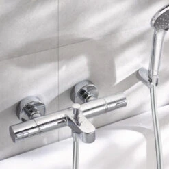 Grohe Thermostatische Badkraan Precision Joy Chroom 15 Cm 7 Grohe Thermostatische Badkraan Precision Joy Chroom 15 Cm -Badkamer Winkel 123 90