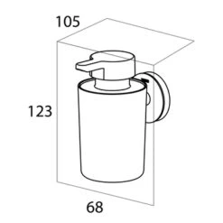 Tiger Zeepdispenser Urban Hangend Zwart -Badkamer Winkel 123 925